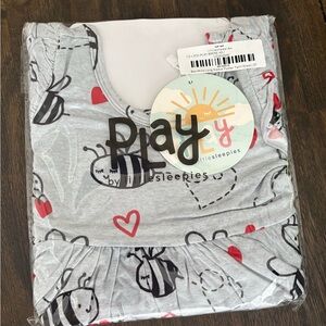 Little Sleepies Play Bee Mine Long sleeve twirl dress